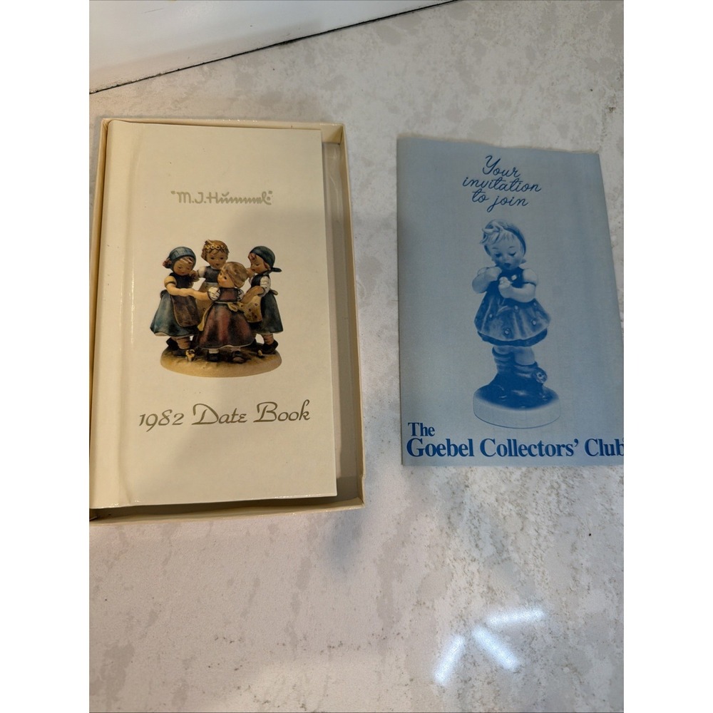Vintage 1982 MJ‎ Hummel Date Book in Box